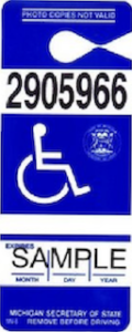 Permanent (Blue) Disabled Parking Permit