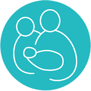 Birth Injury Center logo showing a parent cradling a baby.